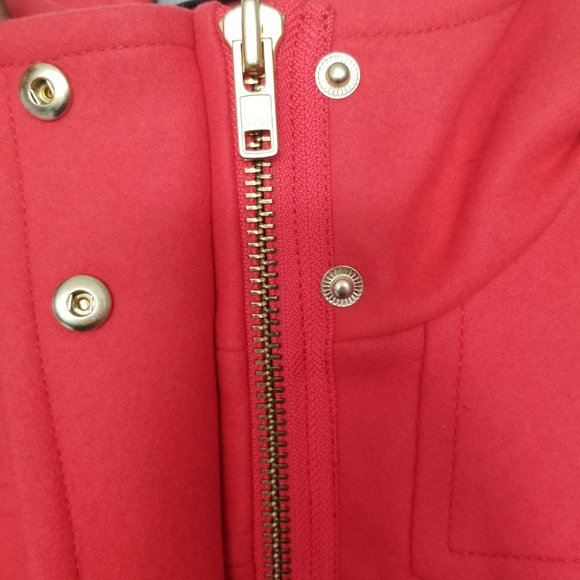 J.Crew Wool Melton Duffle Coat with Hood - Picture 8 of 11